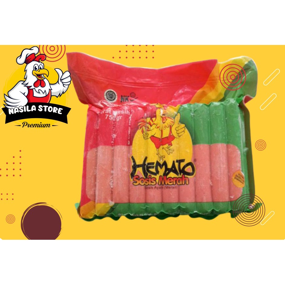 Hemato Sosis Ayam Kombinasi Merah 750g