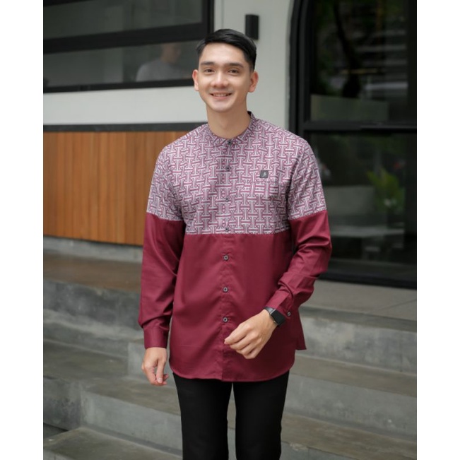 Baju Kemko Kurta Khalif Original Alanza Lengan Panjang Sublime
