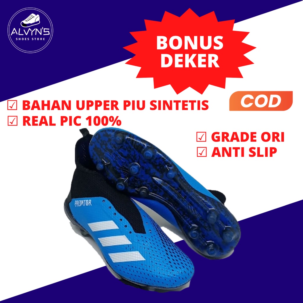 Sepatu Futsal NEW Adidas Predator Biru Sol Biru - AZH