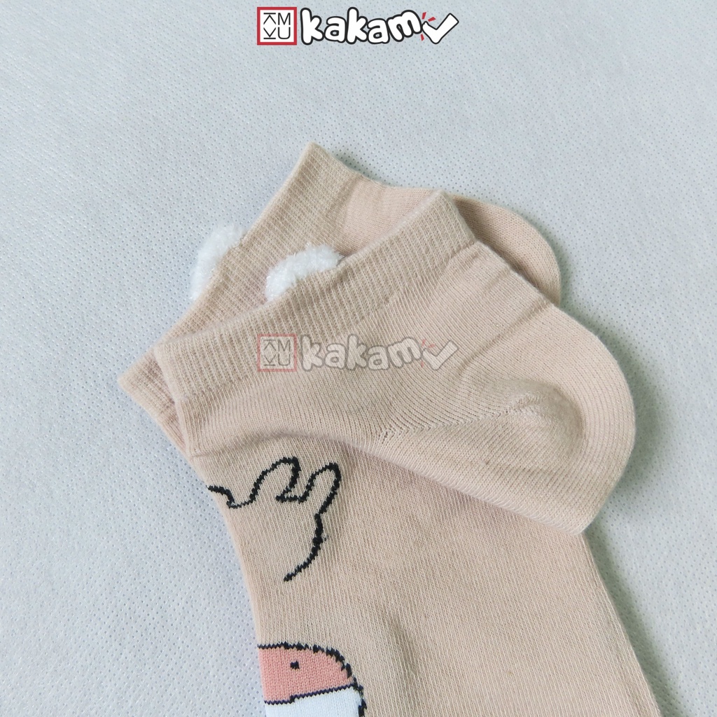 Kakamu Kaos Kaki Mata Kaki / Ankle Motif Animal Warna Warni