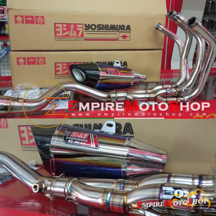 Knalpot Yoshimura R11 ZX25R ZX 25 R Japan Titanium Blue Fullsystem