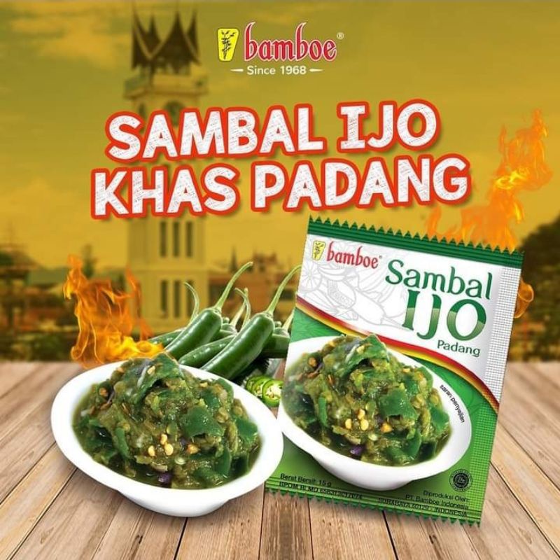 Bamboe Sambal Ijo Sachet Khas Padang