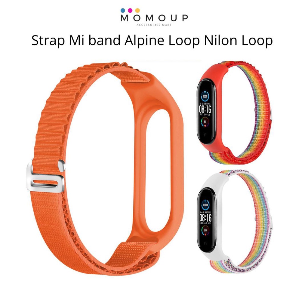 Strap Miband Alpine Loop Nilon Loop Tali Pengganti Xiaomi Miband Alpine Loop