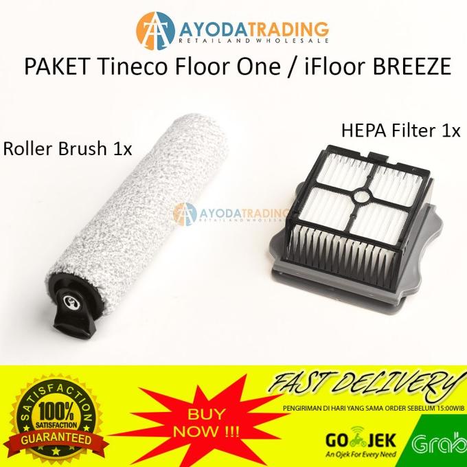 Paket Filter Brush Tineco Floor One S3 iFloor Breeze