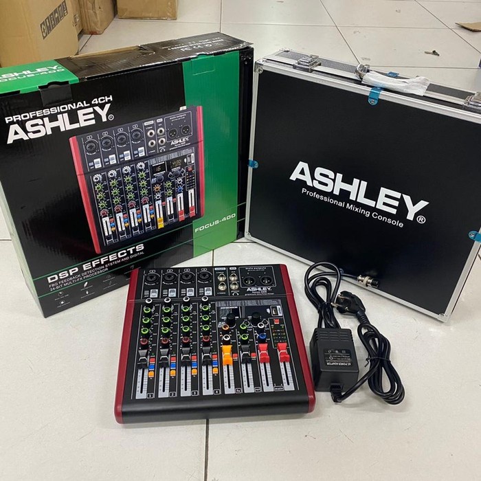 Mixer Ashley Focus 400 Original 4 Channel Bluetooth - USB