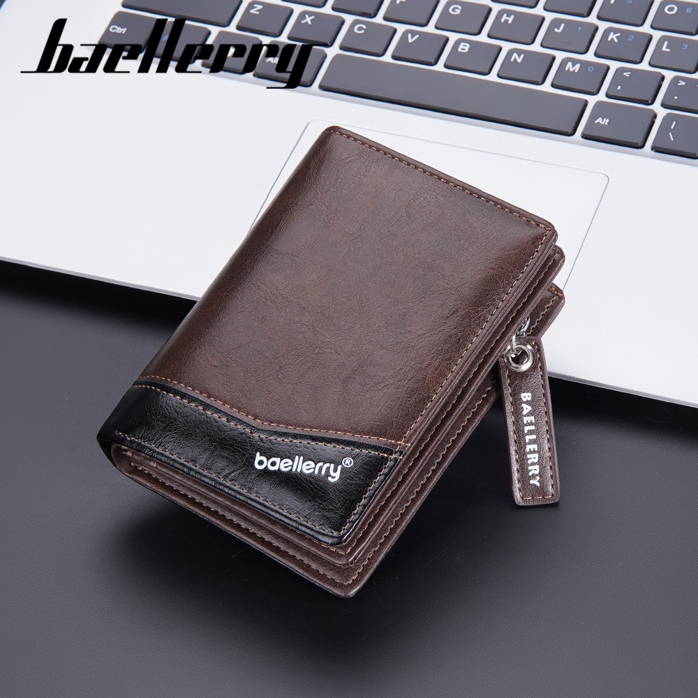 BAELLERRY D3246 Dompet Pria Bahan Kulit PU Leather Premium WATCHKITE WKOS