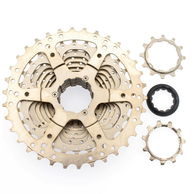 MTB Bike Freewheel 9S Bicycle Rear Gear/9 Speed ​​Mountain Bike Sprocket With Gear 11T-32T Roda Sepeda Gunung 9 Speed Cassette Sprocket 1pc Kaset Kecepatan Variabel untuk Shimano SRAM