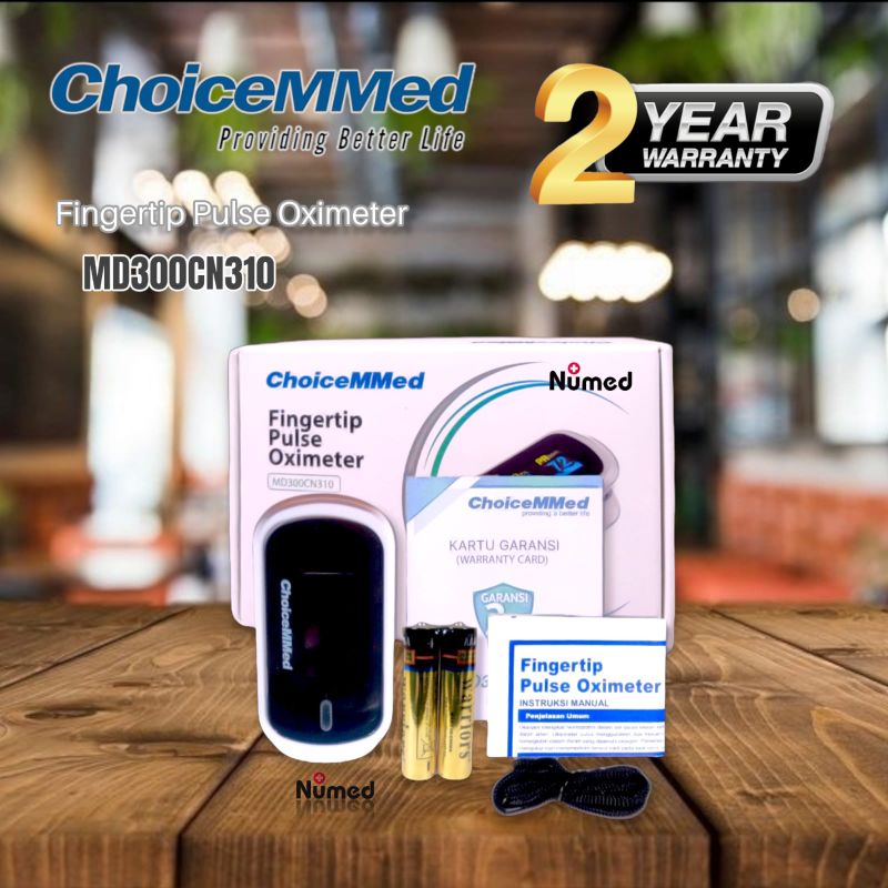 Choicemmed Fingertip Pulse Oximeter MD300CN310 / Original Alat Ukur Kadar Oksigen Dalam Darah