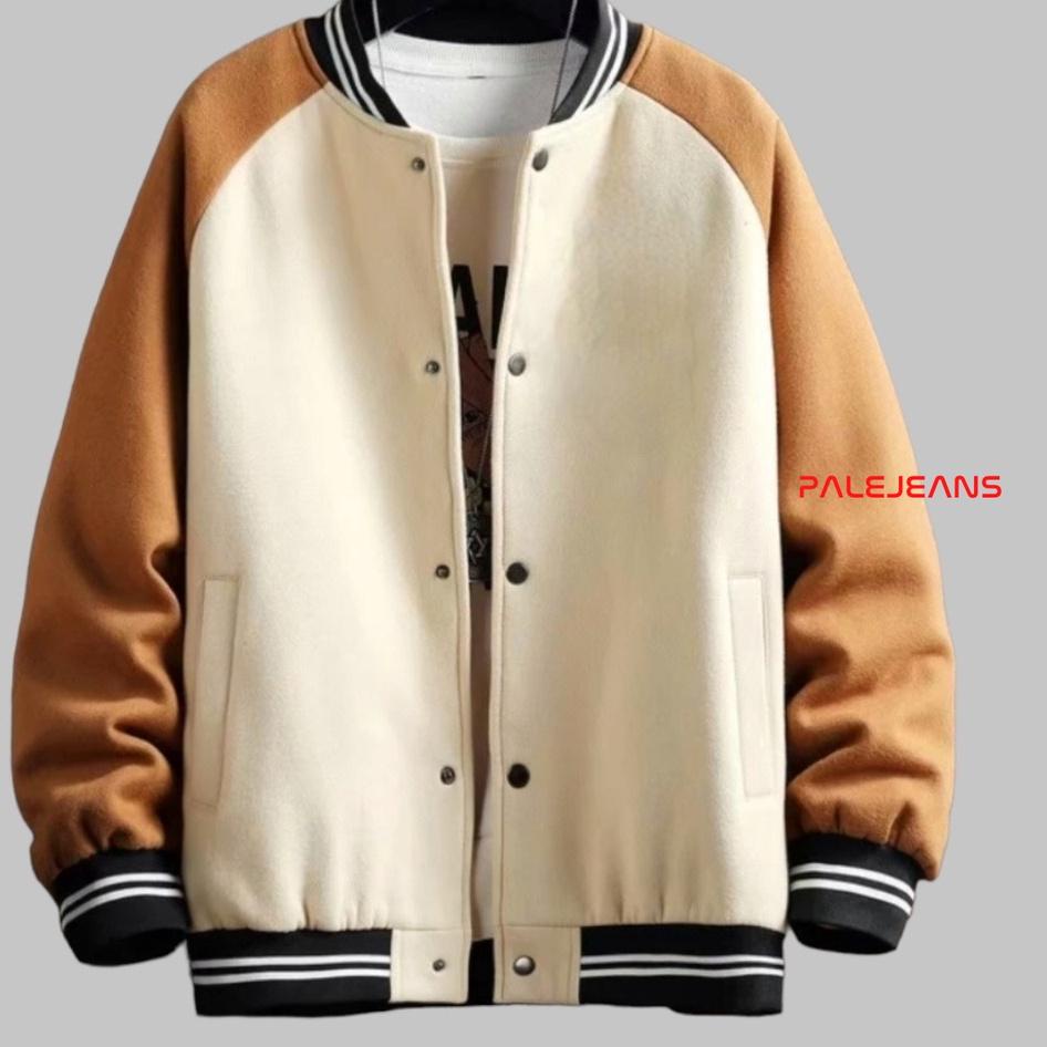 Harga Termuraah BASEBALL JACKET / JAKET BASEBALL PRIA / JAKET BISBOL / JAKET BOMBER BASEBALL / JAKET