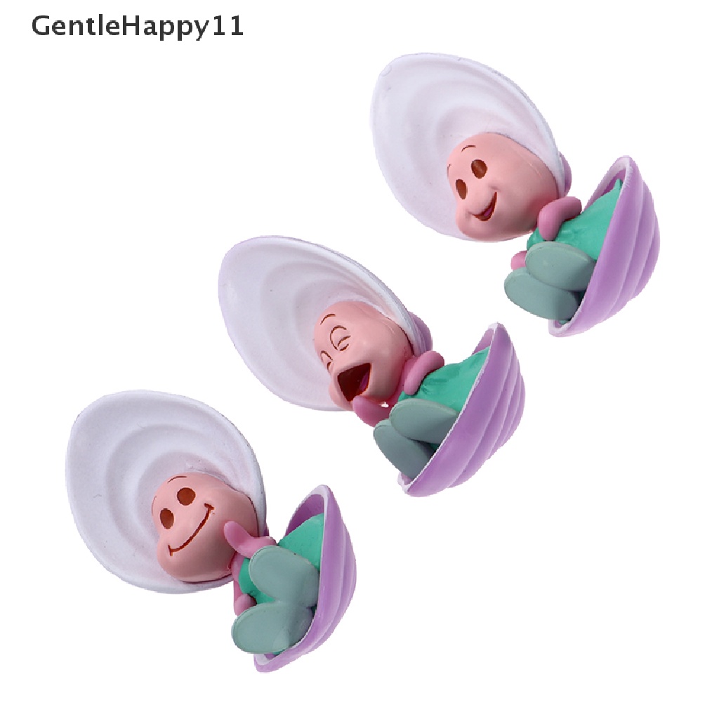 GentleHappy 3Pcs/Set Kawaii Alice in Wonderland Young Oyster Baby Action Figure Dolls Toys id