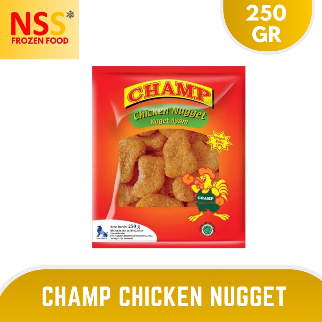 

NUGGET AYAM CHAMP NUGGET 250gr