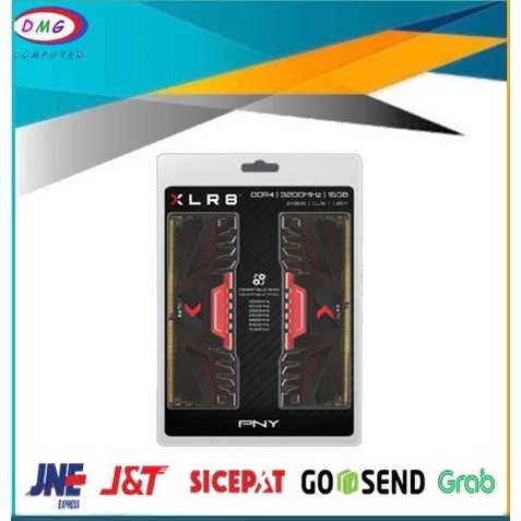 PNY Longdimm 32GB KIT DDR4 3200MHZ PC25600 (XLR8) - ( 16 x 2 )