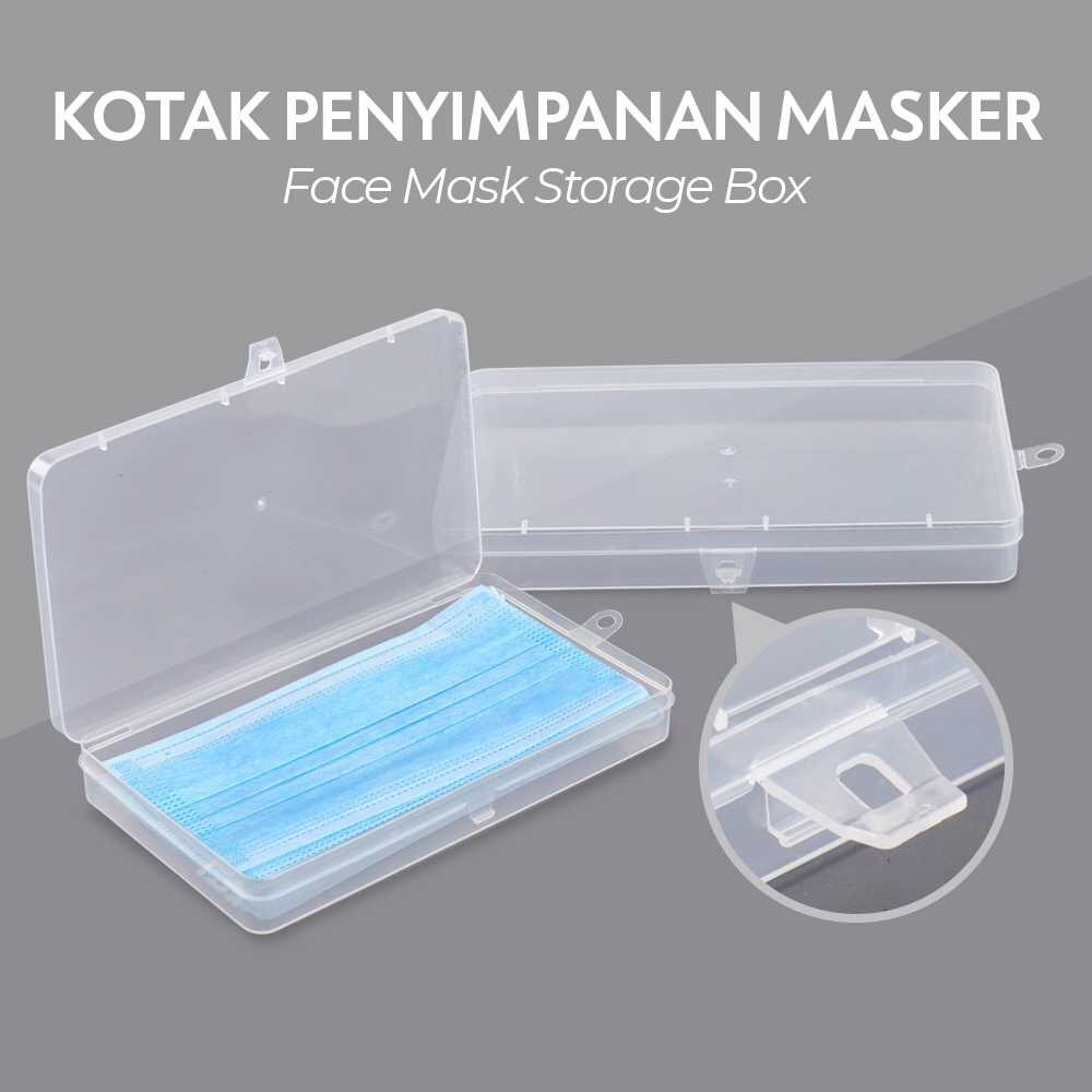 Kotak Penyimpan Masker Face Mask Wadah Kotak Penyimanan Masker Storage Box