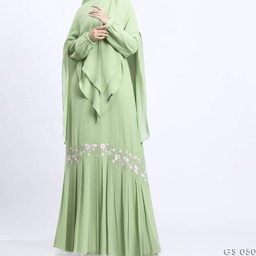 11.11✔️Shiraaz Syar'i Set 2 In 1 /  Gamis + Jilbab Ceruty Babydoll Premium Terbaru 2022 / Gamis Bord