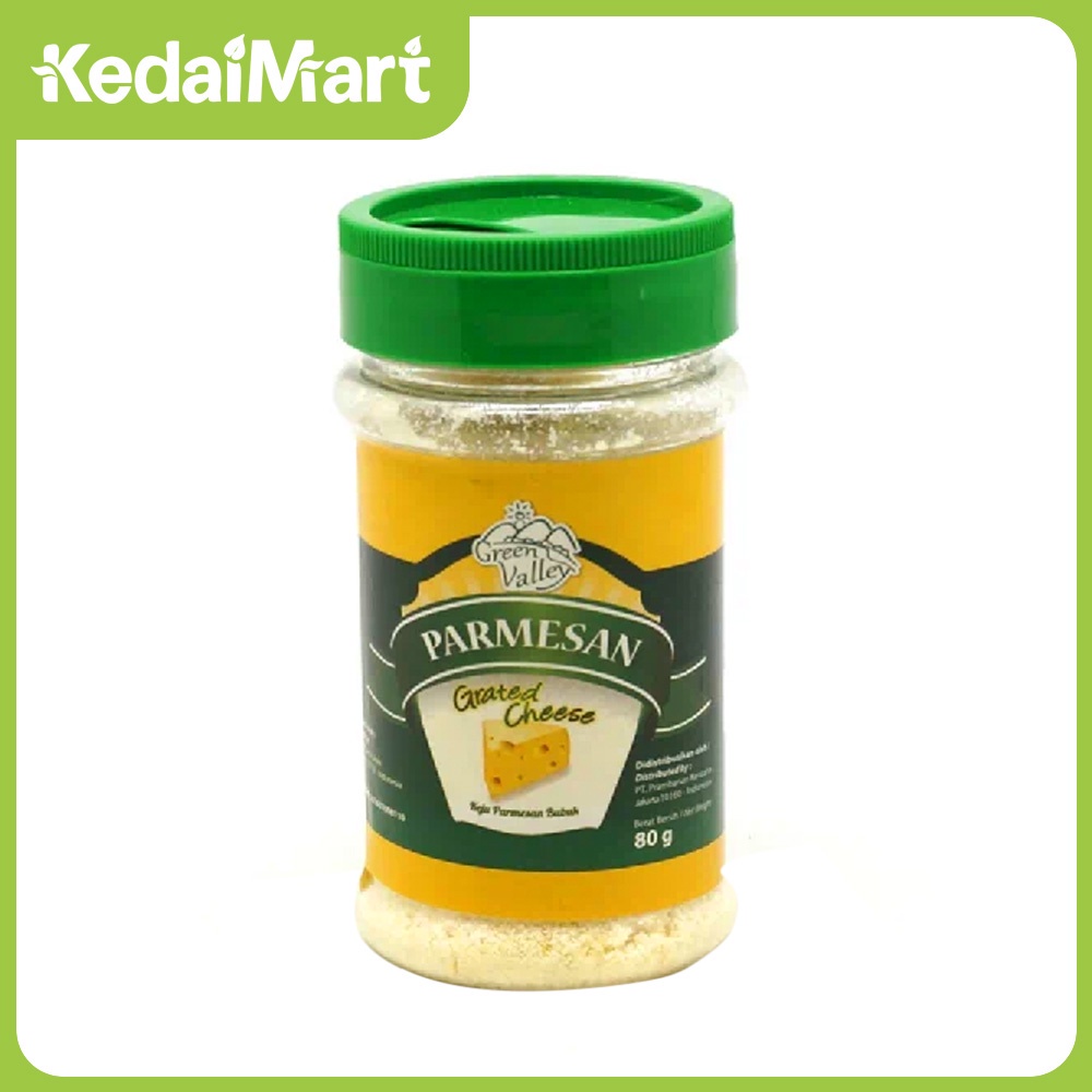 

Green Valley Grated Parmesan Cheese 80 Gram