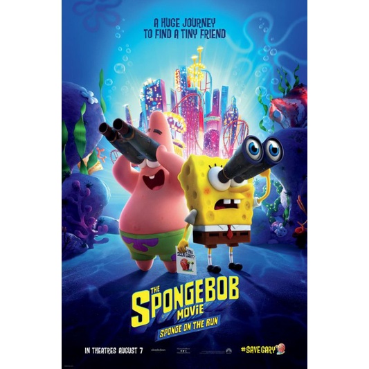 DVD THE SPONGEBOB ON THE RUN 2020