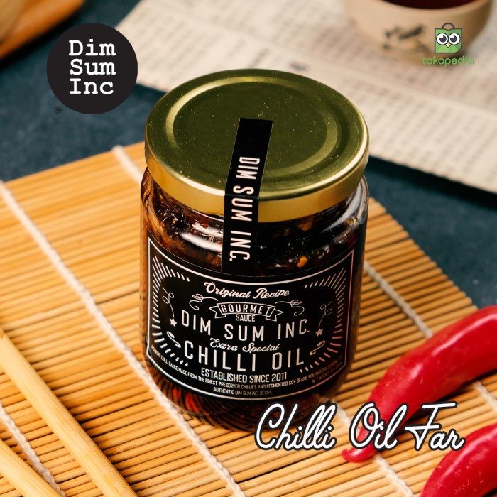 

PROMO!!NEW- Minyak Cabai/minyak cabe/sambal/sambel/saos/chilli oil by Dimsum Inc