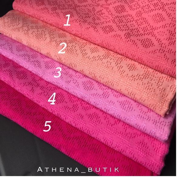 Ready Polos Dolbi Dobi Dolby Doby Kain Bahan Sutera Sutra Magenta Saten Tenun Peach Salem Pink Fanta