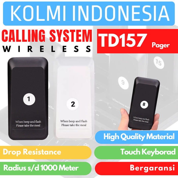 RETEKESS Calling System Restaurant Pager Paging System TD157