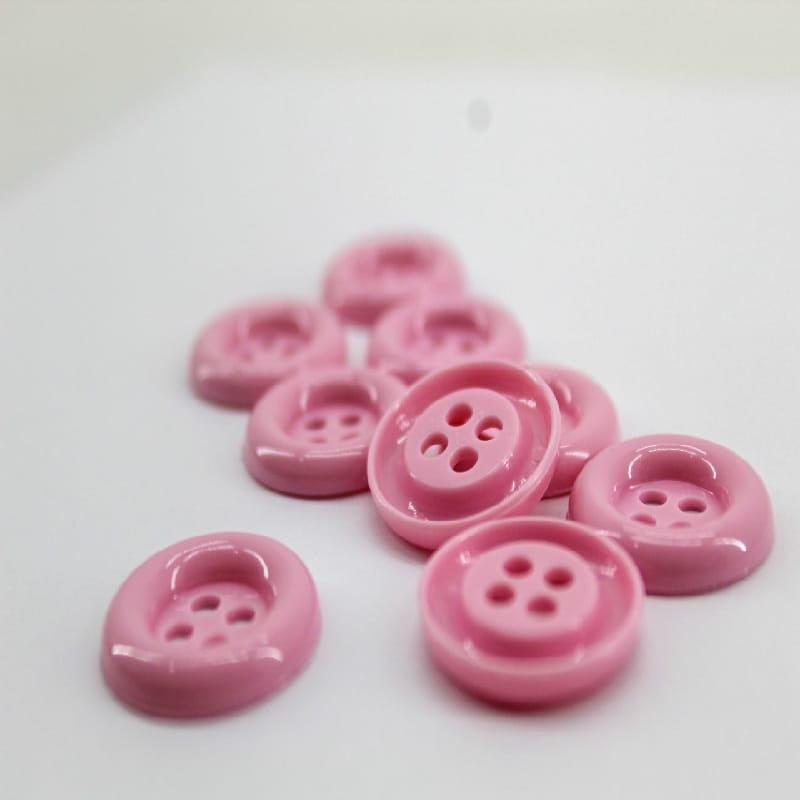 Kancing Besar Jumbo WARNA PINK baju konektor masker Mainan Edukasi Anak Montessori Meronce Scrapbook