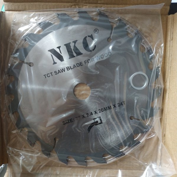 NKC mata gergaji kayu 7 x 24T mata circular saw 7 inch 24 gigi mata circle