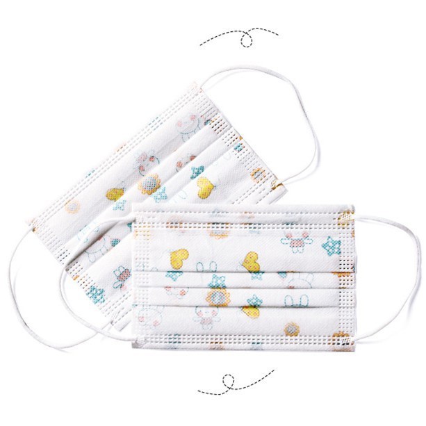 Nama - Masker Anak 3ply Kids Child Mask Motif Earloop 1 Box Isi 50 Pcs