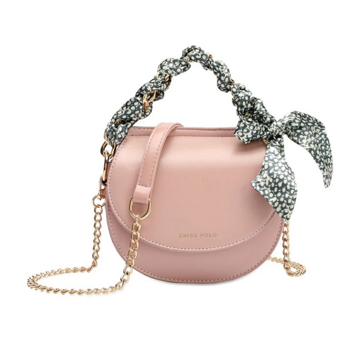 [100% ORIGINAL] SWISS POLO LADIES CHAIN SLING BAG TAS SELEMPANG WANITA/CEWEK