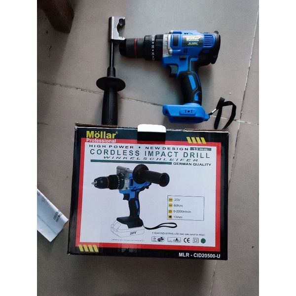 mollar CID20500-U mesin bor beton cordless impact drill 13mm CID 20500-U 18v