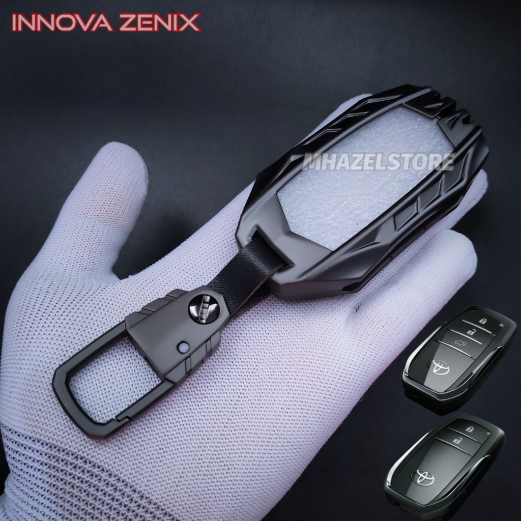 GANTUNGAN KUNCI COVER CASING MOBIL TOYOTA ALL NEW INNOVA ZENIX BAHAN METAL