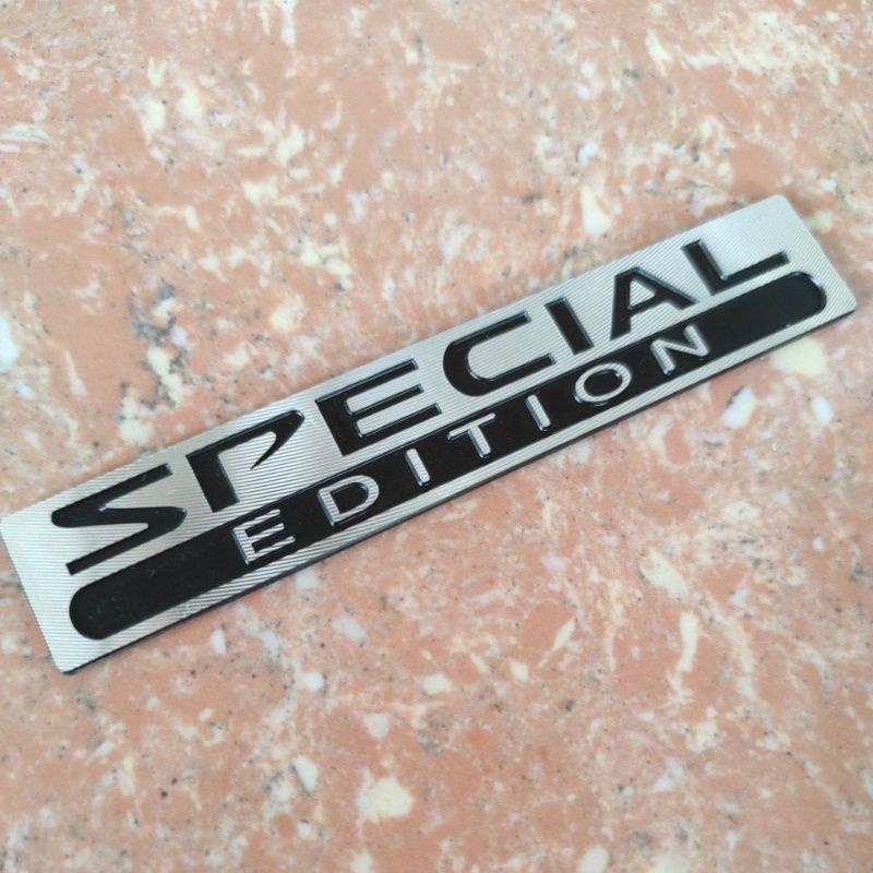 emblem stiker STICKER MOBIL motor sepeda LOGO SPECIAL EDITION UNIVERSAL PLAT KERAS TEMPEL MODEL LURUS