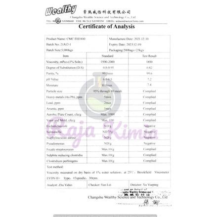 

(K-F7F-») CMC / Carboxy Methyl Cellulose / Pengental Makanan - 500 Gram atau 1 KG super keren