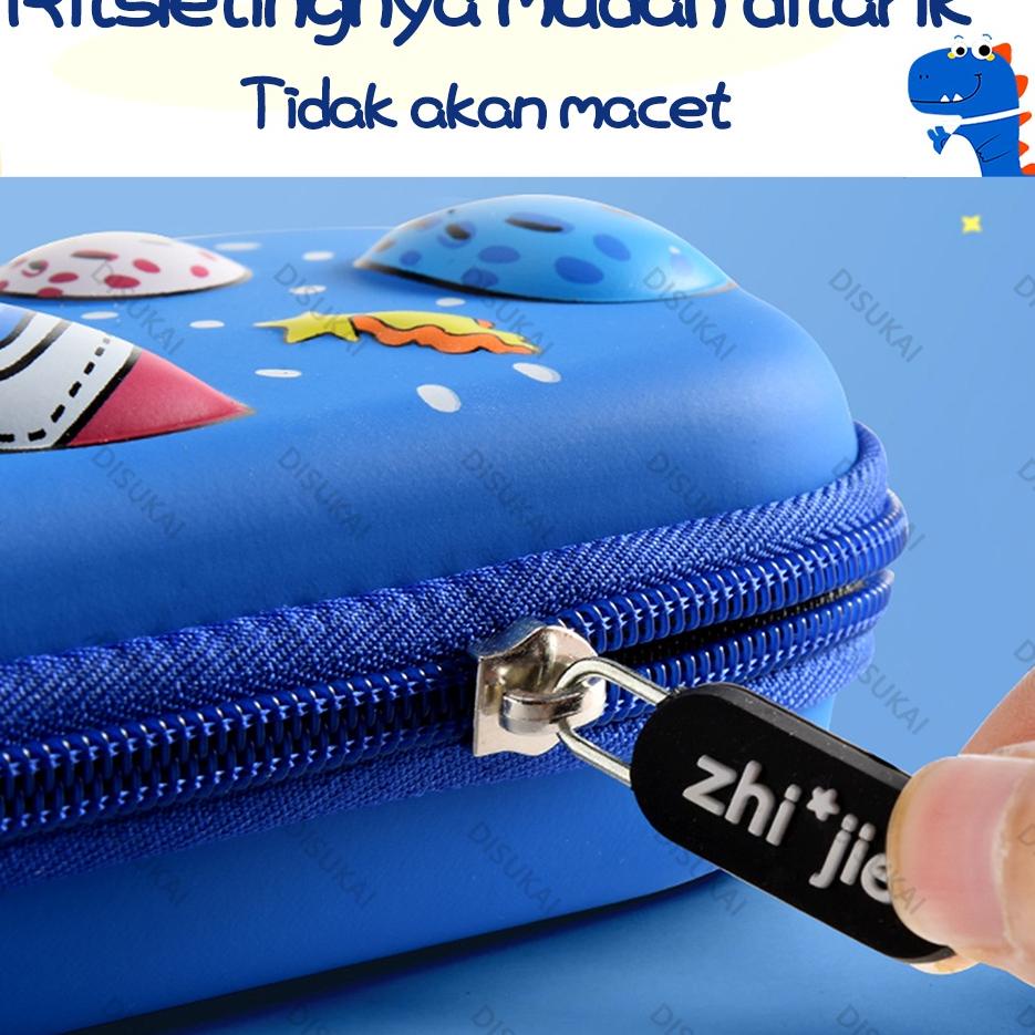 

(|H-2K|)✮» 【Stok Baru】Kotak pensil kartun 3D Sekolah mulai Menghadiri kelas Penyimpanan Anak Tahan air Tidak mudah kotor Ukuran besar siap dikirim