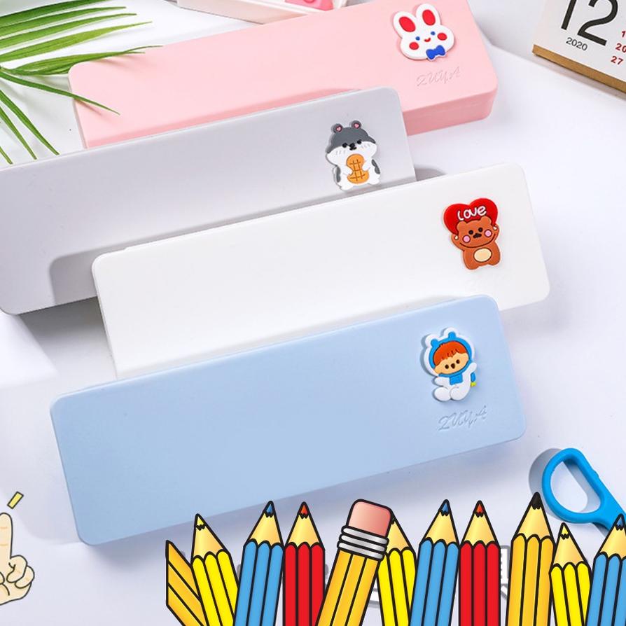 

Barang Terlaris KAWA Pencil Case Kotak Pensil macaron estetik Aesthetic/Perlengkapan sekolah/kantor!!