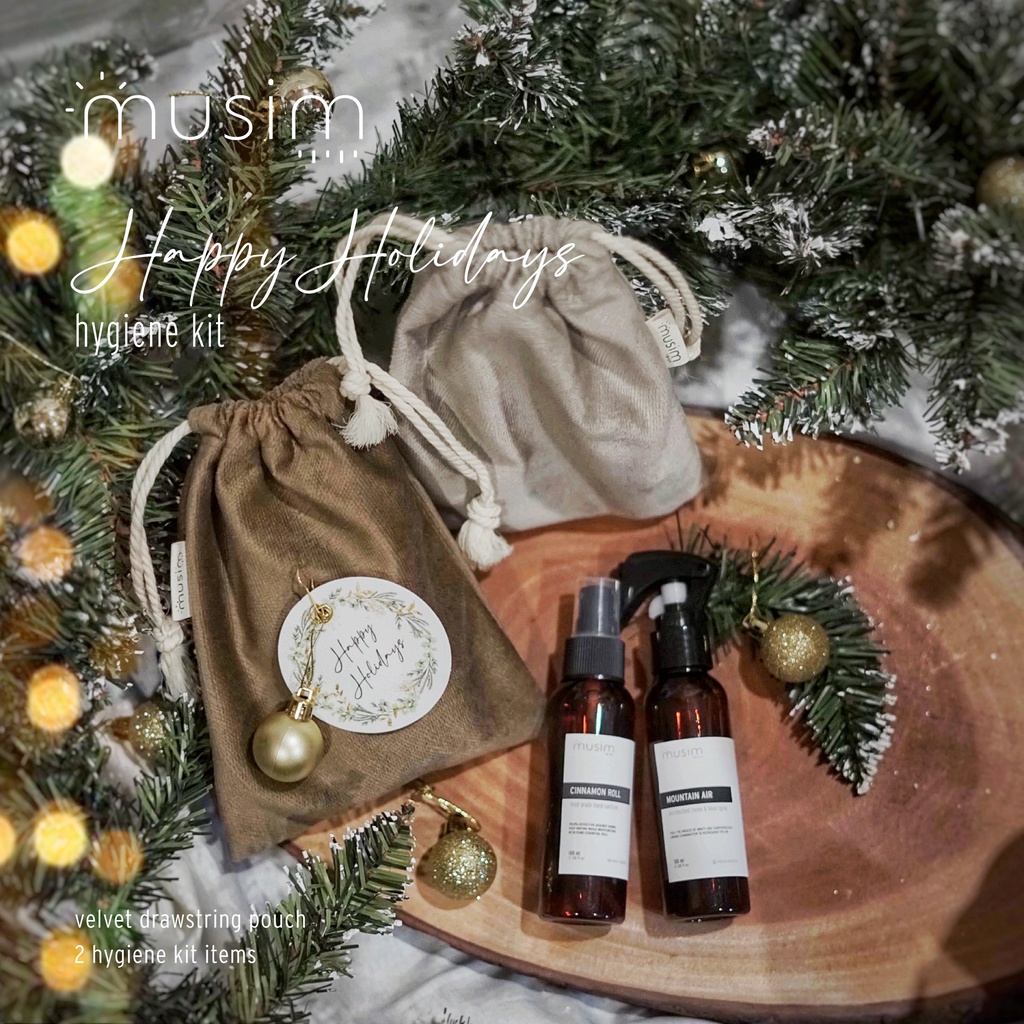 Hampers Christmas Hygiene Kit Gift Set Hadiah Tahun Baru Small - MUSIM