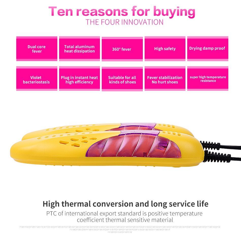 Pengering Sepatu Elektrik Penghilang Bau Odor Dehumidify - AD