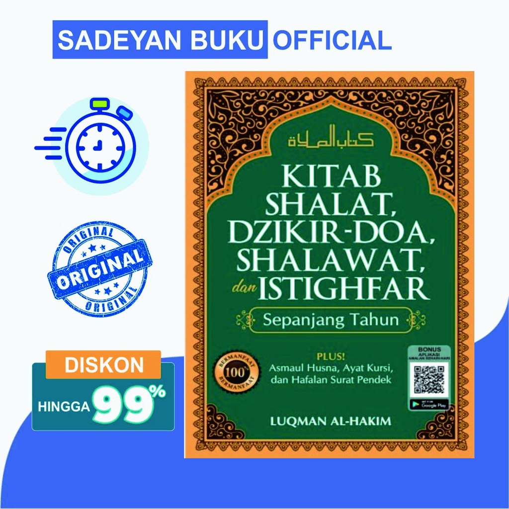 Jual Buku Doa Kitab Terlengkap Shalat Dzikir Doa Shalawat Istighfar Sepanjang Tahun