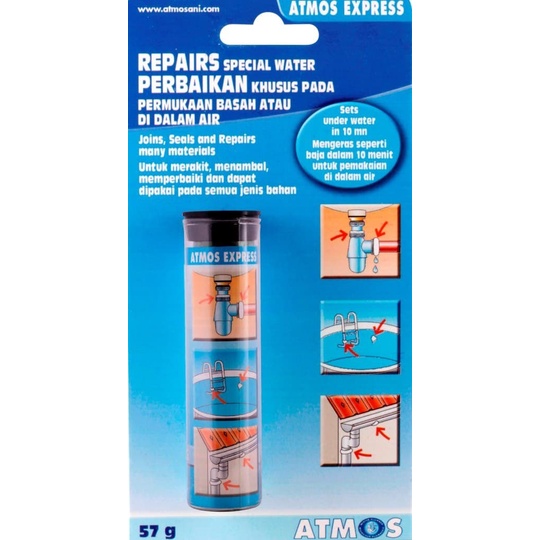 Epoxy Putty Stick Lem besi, Pipa pvc anti bocor