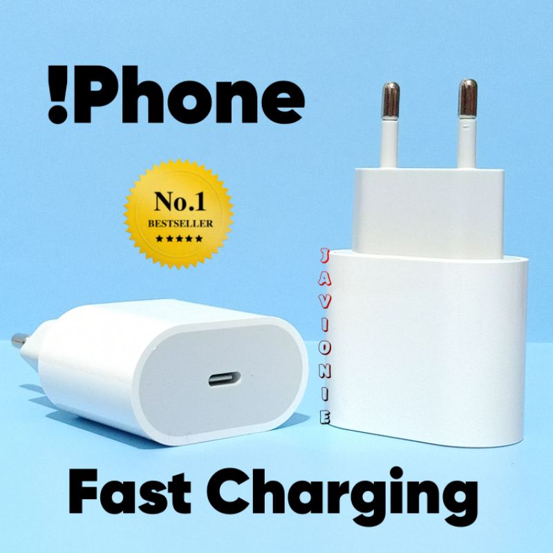 Batok Adaptor Kepala Charger Casan iP 14 Pro Max / 14 Plus Fast Charging USB C to Lightning 18W 20W 25W 35W