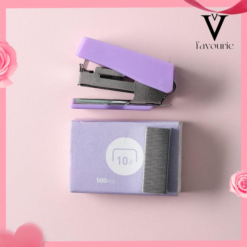 

CODstapler staple cute set Stapler Mini Set Staples Perlengkapan Kantor Mengikat Logam Kreatif-FA