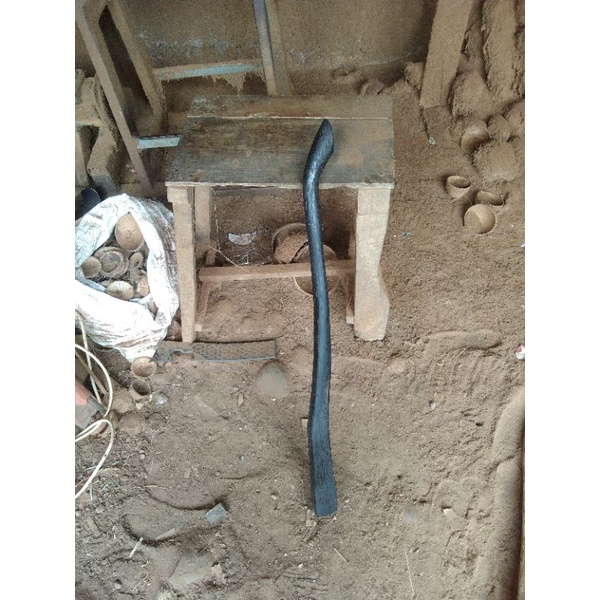 RB gagang cangkul Doran cangkul kayu ruyung hitam