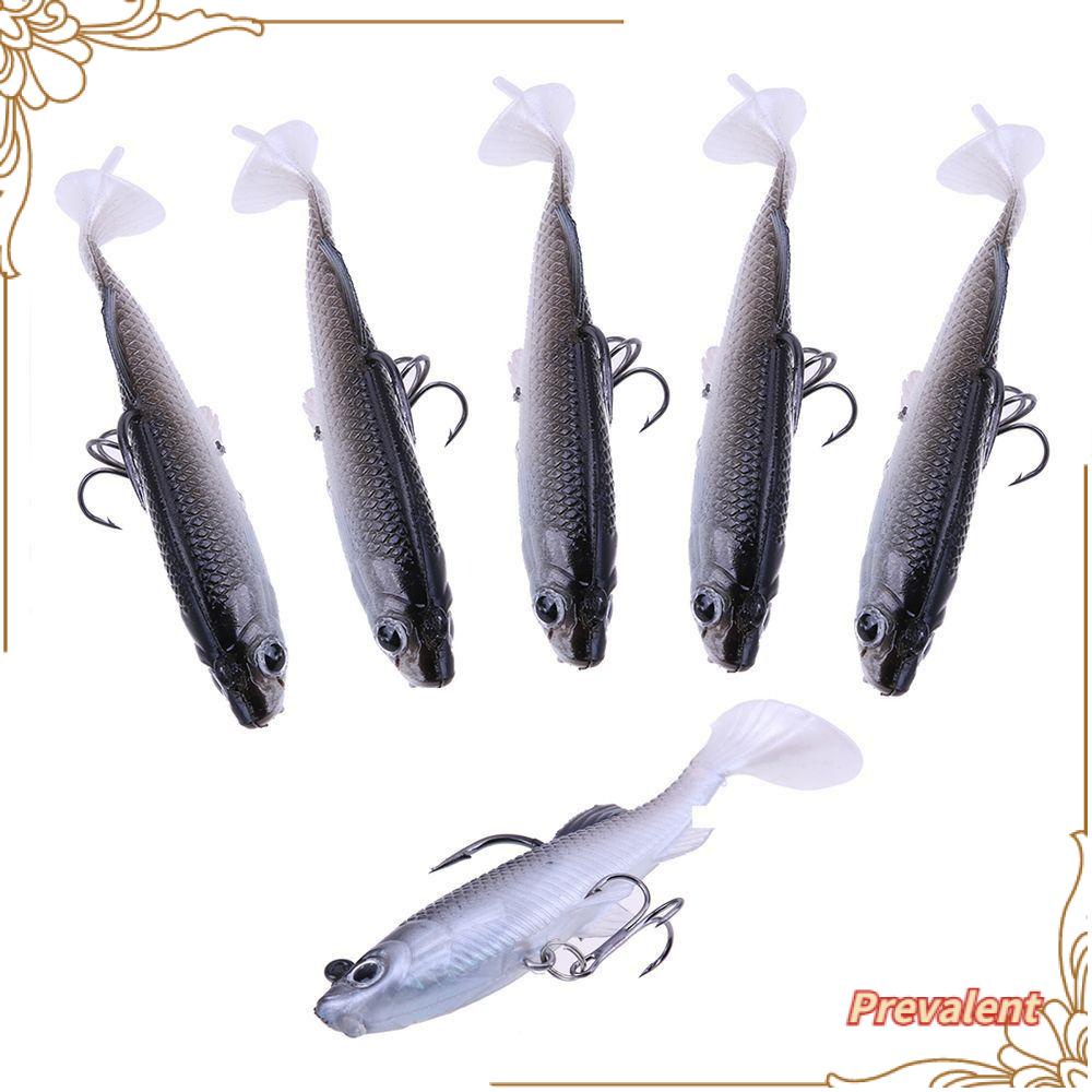Preva 5pcs Umpan Pancing High Quaility Artificial Worm Barbed Hook Ikan Kecil