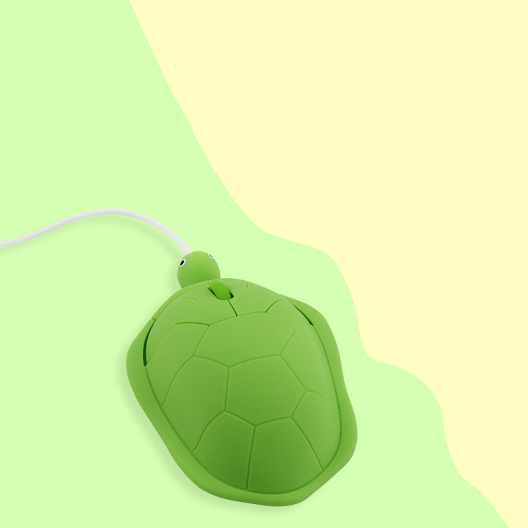 Turtle Shape Wired Mouse USB Wired Mouse Mouse Kabel Lucu Mouse Optik Untuk Anak Anak Hadiah PC Laptop