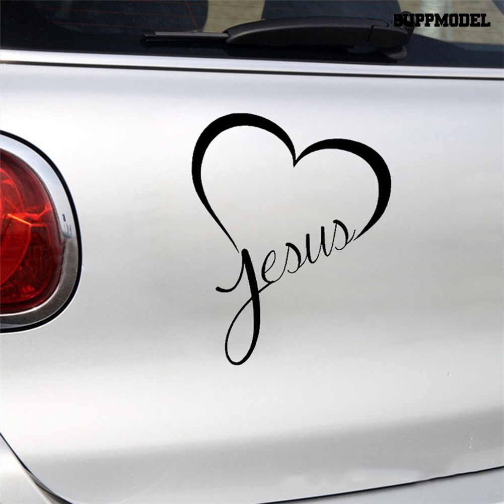 [Auto] Hati Yesus Dapat Dilepas Tahan Air Mobil Styling Jendela Bumper Decal Decor Sticker