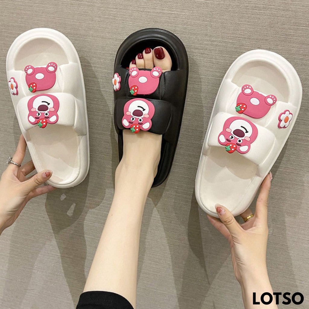 SANDAL SELOP WANITA BISA DIPAKAI INDOOR DAN OUTDOOR IMPORT BAHAN RUBBER BERKUALITAS LOTSO