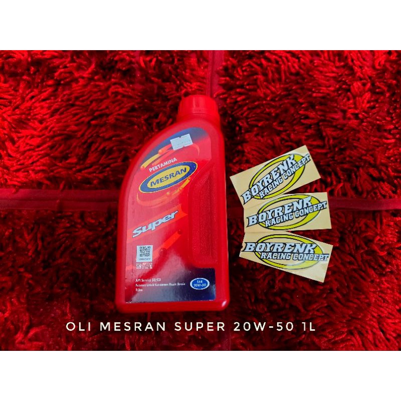 OLI MESRAN SUPER 0.8L SAE 20W-50 800ML - BOYRENK RACING CONCEPT