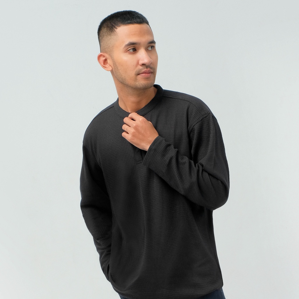 ORCA - Henley Waffle, Black