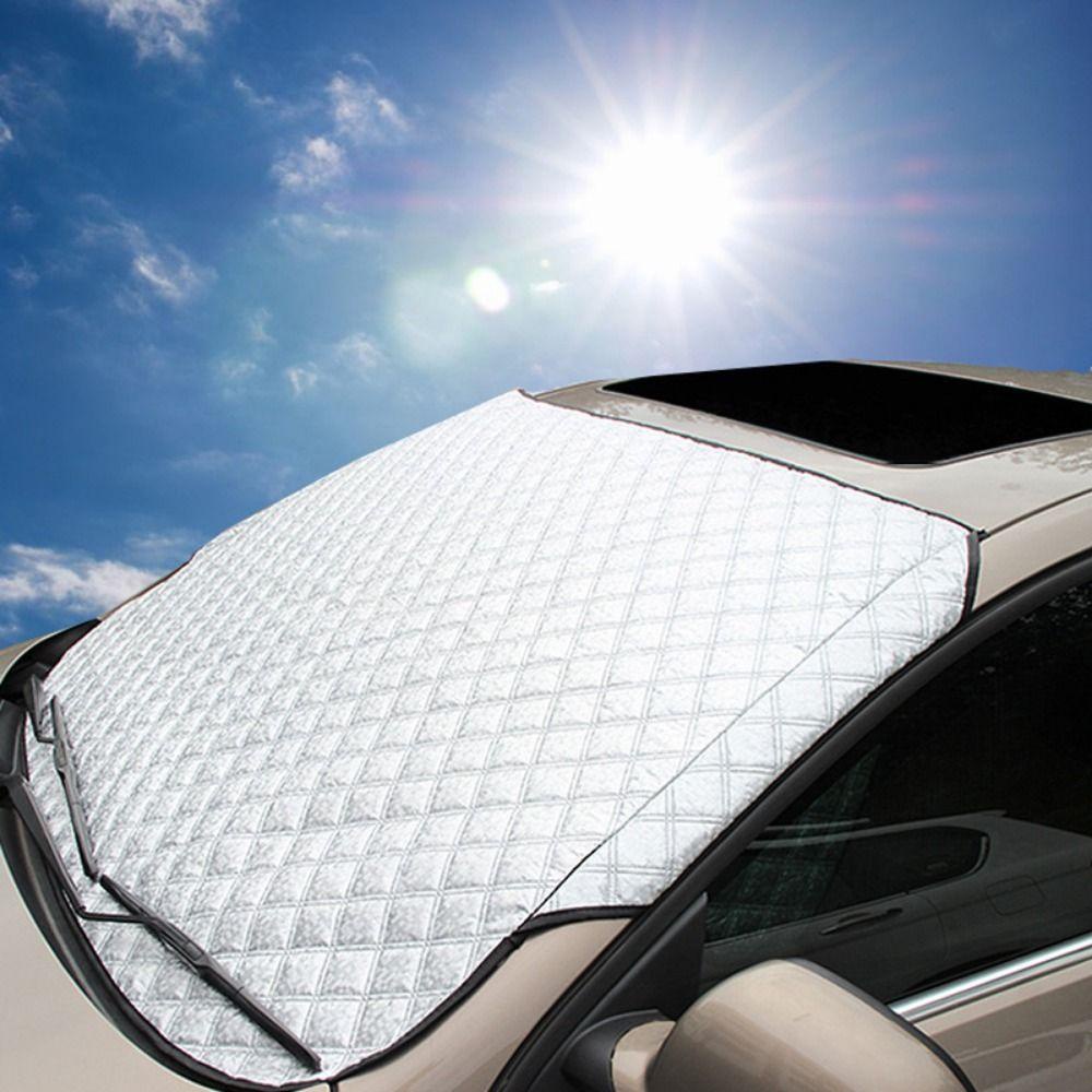 Top Car Shield Cover Visor Anti Salju Es Depan Belakang Jendela Mobil Sun Shade