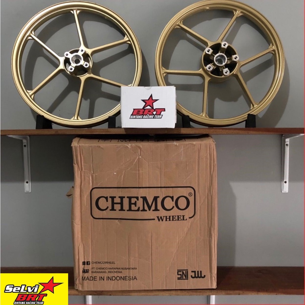 VELG CHEMCO BRT 160 160 RING 17 MX KING SONIC SUPRA GTR SATRIA FU GSX CUSTOM DOUBLE DISC