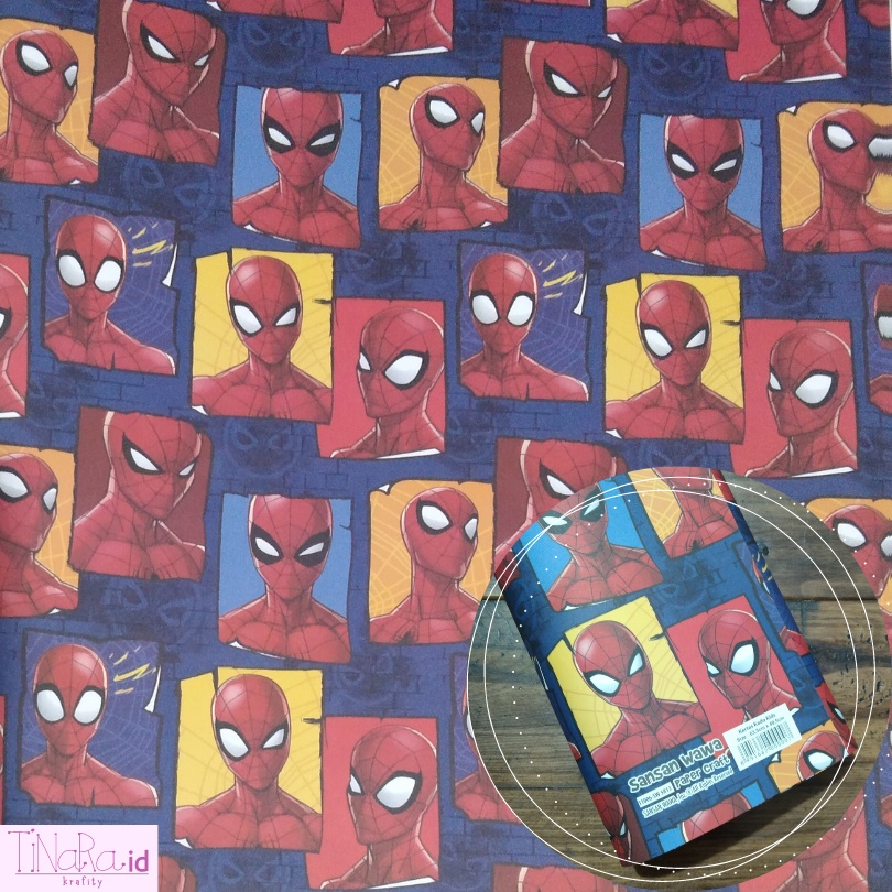 

Kertas Kado Sansan Wawa Motif Kids Spiderman / Bungkus / Kado / Wrapping Paper