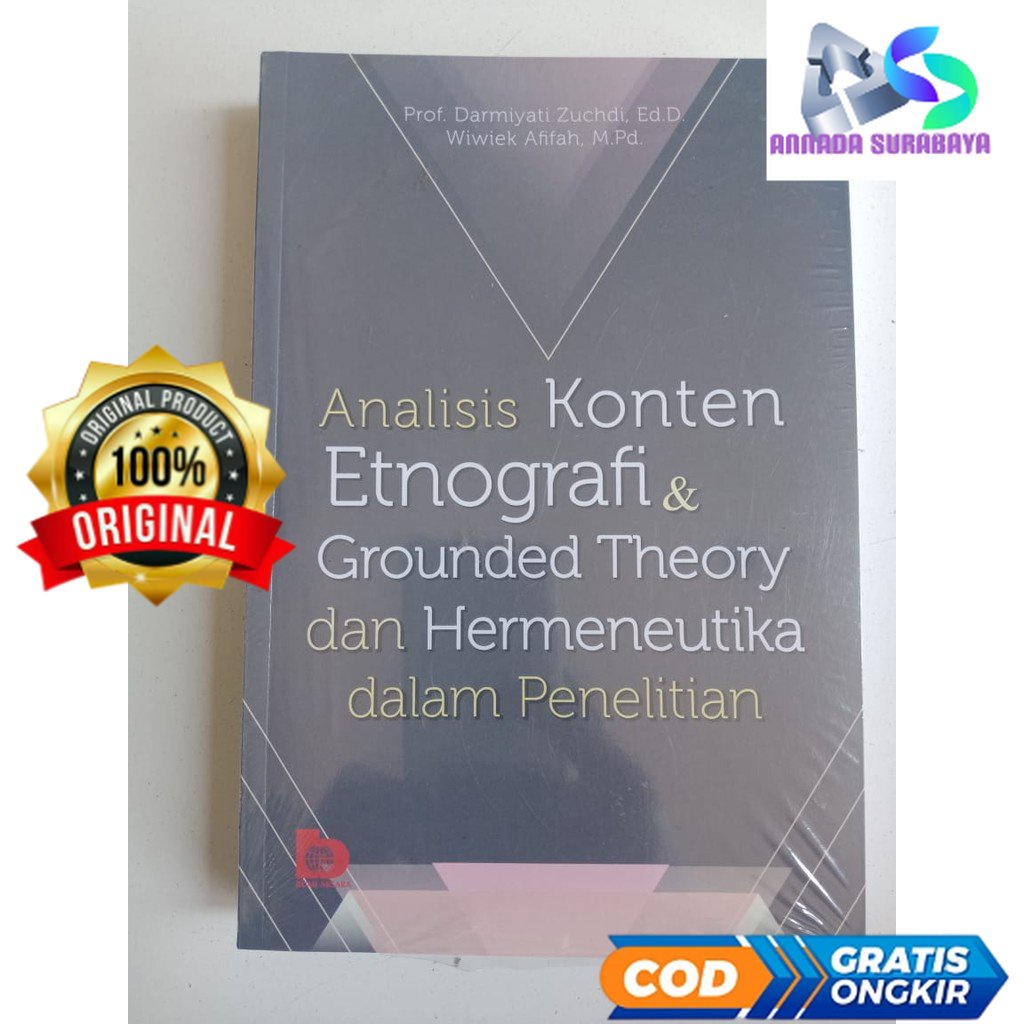 Analisis konten etnografi  Grounded Theory & Hermeneutika dalam Penelitian - Prof.Darmiyati #AKSARA